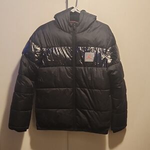 Jordan Black Jacket with Red Logo